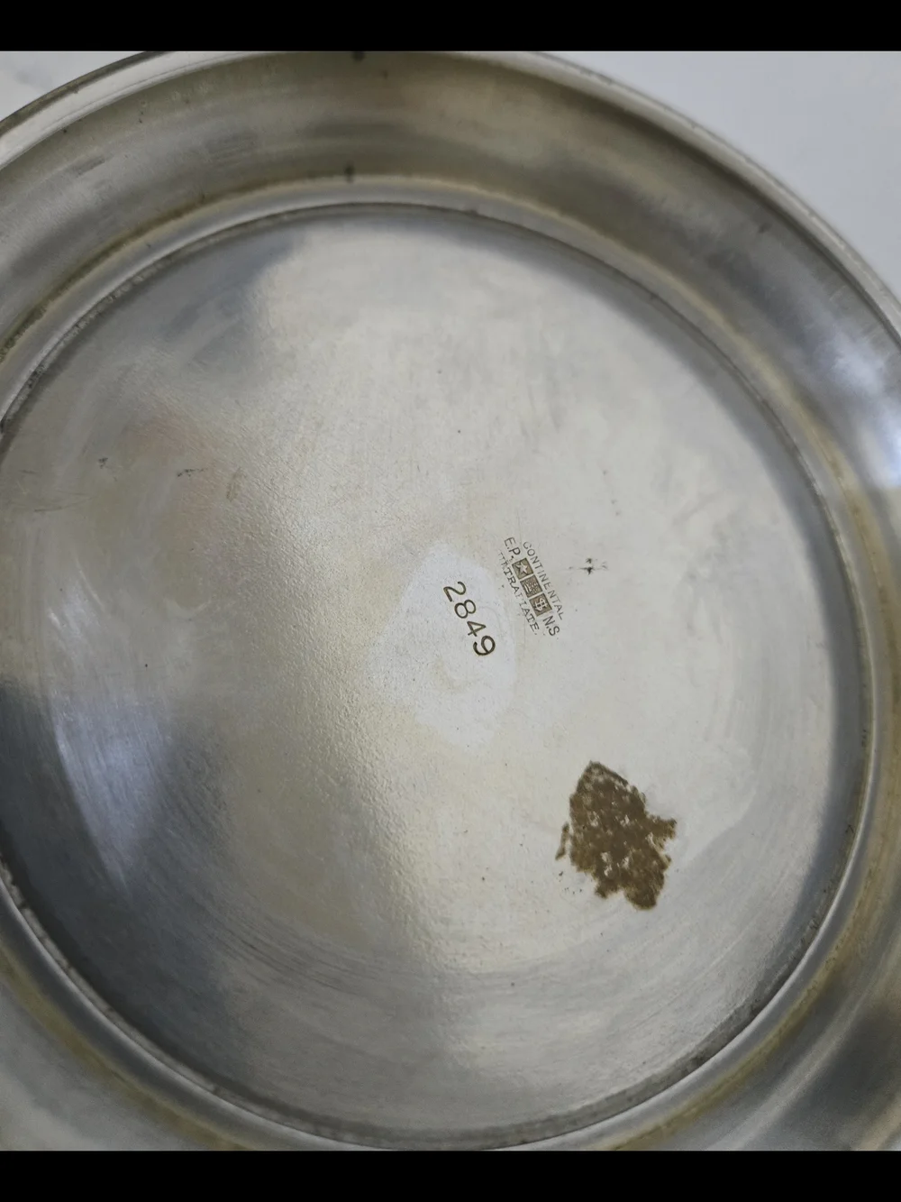 Hammered Silver-Tone Ice Bucket with Handles